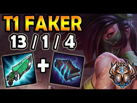 T1 Faker AKALI MID vs SYLAS - Patch 10.15 Ranked Korea ✔️