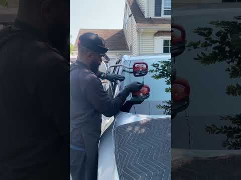 Installing the front windshield -with WRD pro6 .     Amazing tool 🔥