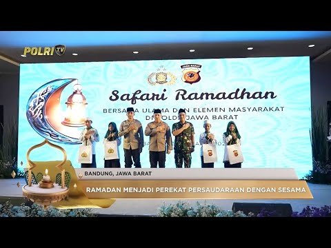 MOMEN HANGAT KAPOLRI BERBAGI DAN PERKUAT SILATURAHMI DENGAN ULAMA SERTA MASYARAKAT DI BULAN RAMADAN