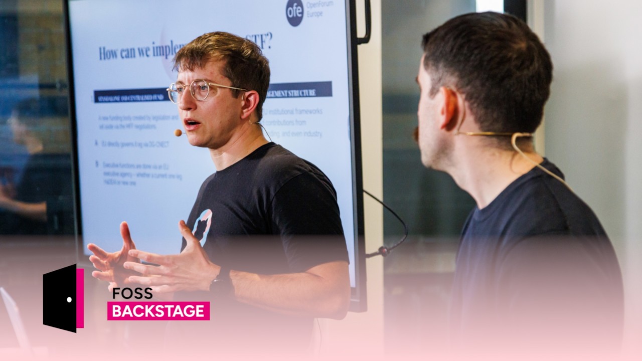 Felix Reda, Nicholas Gates – We need a European Sovereign Tech Fund! #FOSSBack