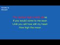 How high the moon - Jo Stafford - JAZZ KARAOKE  Key: Eb