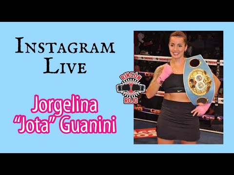 Jorgelina Guanini en Instagram Live