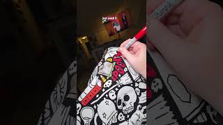 Halloween Coloring Blanket