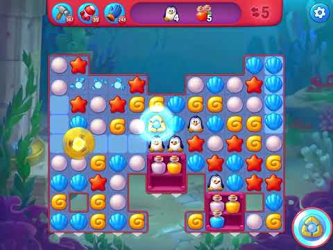 Fishdom Hard level 5939 no boosters フィッシュダム ハード [Friend's]