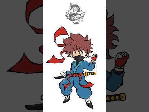Shin 2D art - Katana Dragon