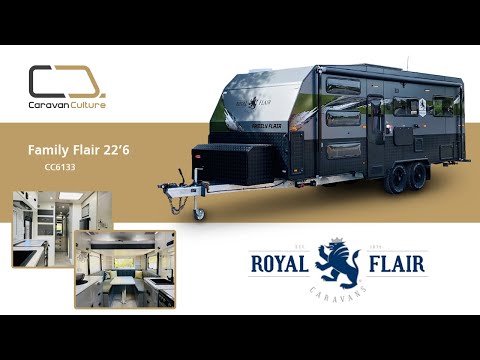 2022 Royal Flair Family Flair 22'6 Family Caravan (CC6133)