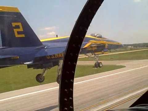 Cockpit Video of Blue Angels Flight.  Beautiful Footage