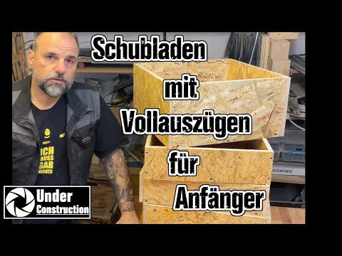 Building drawers with full extension slides for beginners