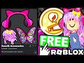 FREE ACCESSORIES! HOW TO GET Pink Cat Ear Headphones, Butterfly Wings & Fairy Hair! (ROBLOX Sunsilk)