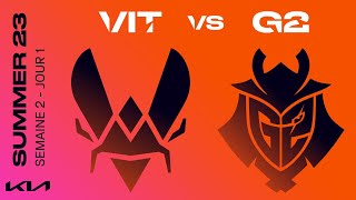 LEC Summer Split 2023 - W2D1 - VIT vs G2