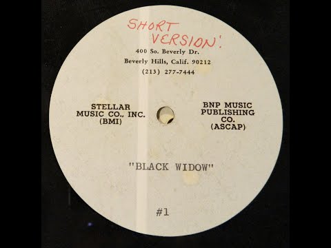 Thumbnail for Rare Early '60s 45 rpm Acetate: Black Widow (Short Version) by L.A.B., Black Ace