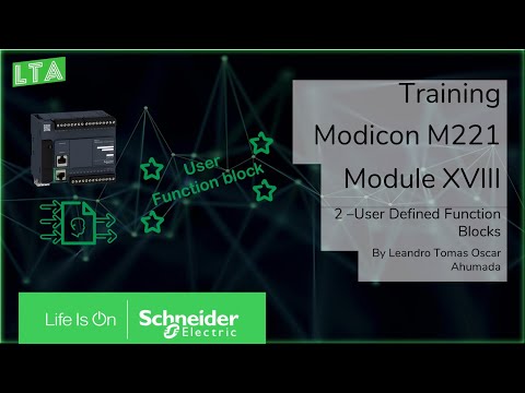 Training - M221 - M18.2 User Defined Functions Blocks