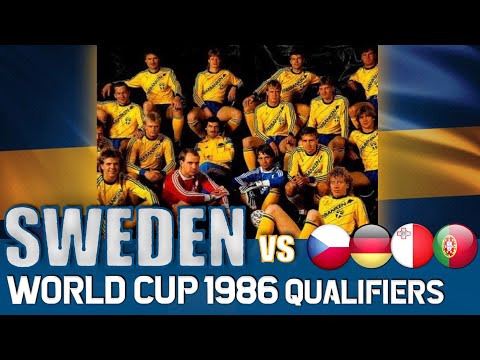SWEDEN World Cup 1986 Qualification All Matches Highlights | Road to Mexico