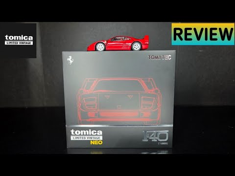 Feature Image thumbnail for the video blog Tomica Limited Vintage Neo - Ferrari F40 (1989) - REVIEW by  booster_diecast