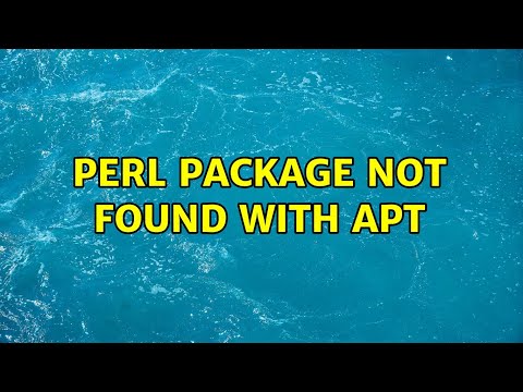 Ubuntu: Perl package not found with apt