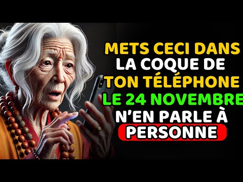 Cache CELA dans ton TÉLÉPHONE le 24 novembre et Attire Beaucoup d’ARGENT | Enseignements Bouddhistes
