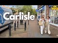 Saturday Walk | Carlisle city | City center. 4K