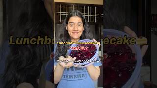 Cheesecake Recipe *Failed* | Lunchbox Cheesecake | Blueberry cheesecake #cheesecake #pasha #shorts