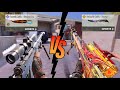 Cheapest Sniper Main Combo vs Expensive Sniper Main Combo