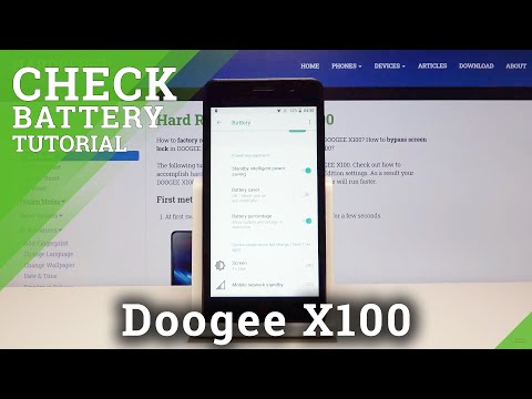 How to Enable Battery Percentage on DOOGEE X100 – Show Battery Level
