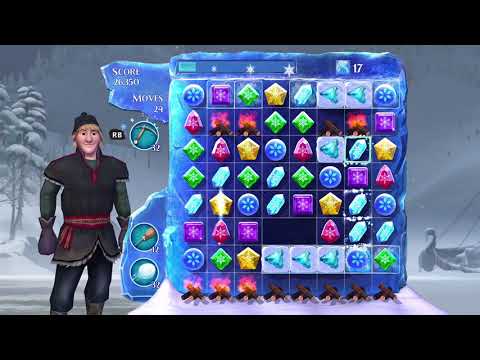 Frozen Free Fall: Snowball Fight Level 237 Walkthrough, No Power Ups