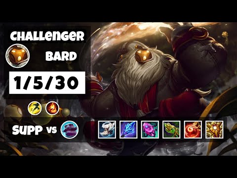 Bard Challenger Gameplay S11 Replay 11.17 Support (1/5/30) - OCE