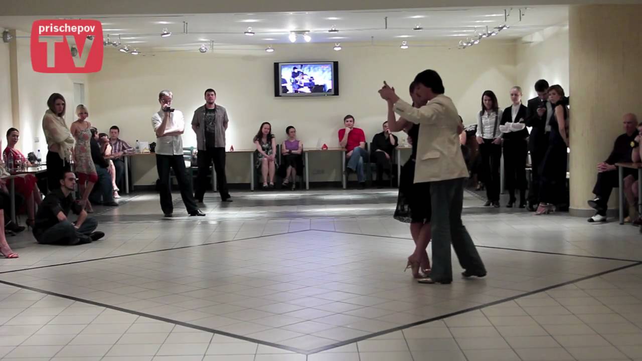 Slava Ivanov & Olga Leonova, Russia, Moscow, Milonga in rest."Le Cafe", 11.12.2009