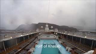 preview picture of video 'MSC Lirica raggiunge il porto di Khasab (Time Lapse Video)'