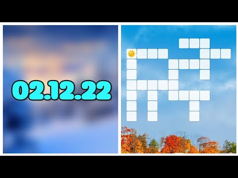 02.12.2022 Пазл дня, Кроссворд дня в игре Wow