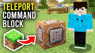 How To Teleport Using A Command Block In Minecraft - Full Guide