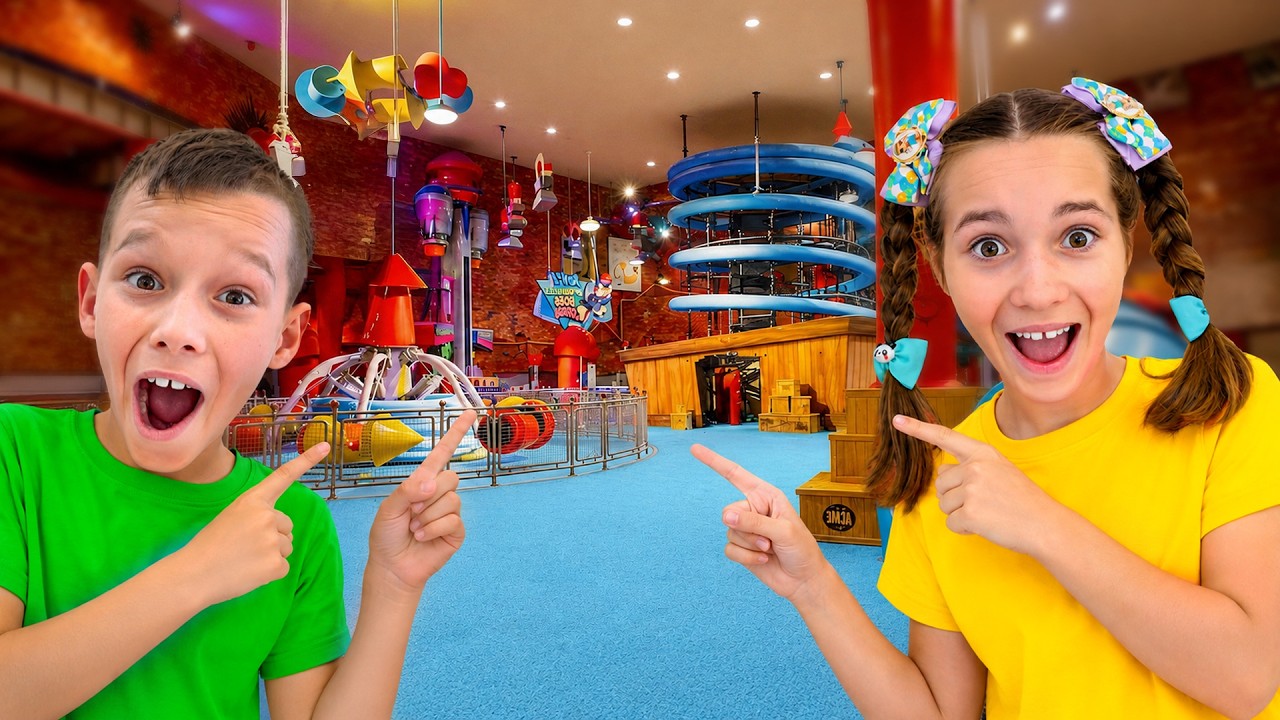 Sofia and Max visit a theme park in Dubai ⭐