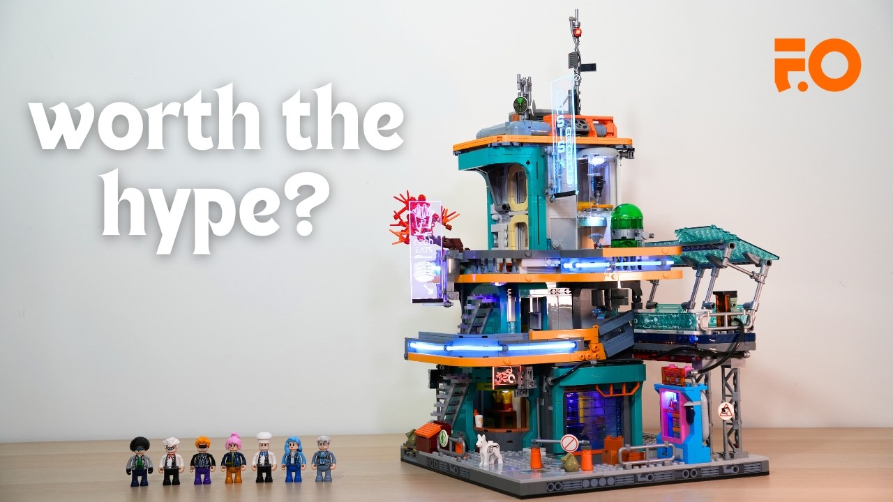 A Cyberpunk brick build?! - In-depth review | FunWhole Cyberpunk Apartment