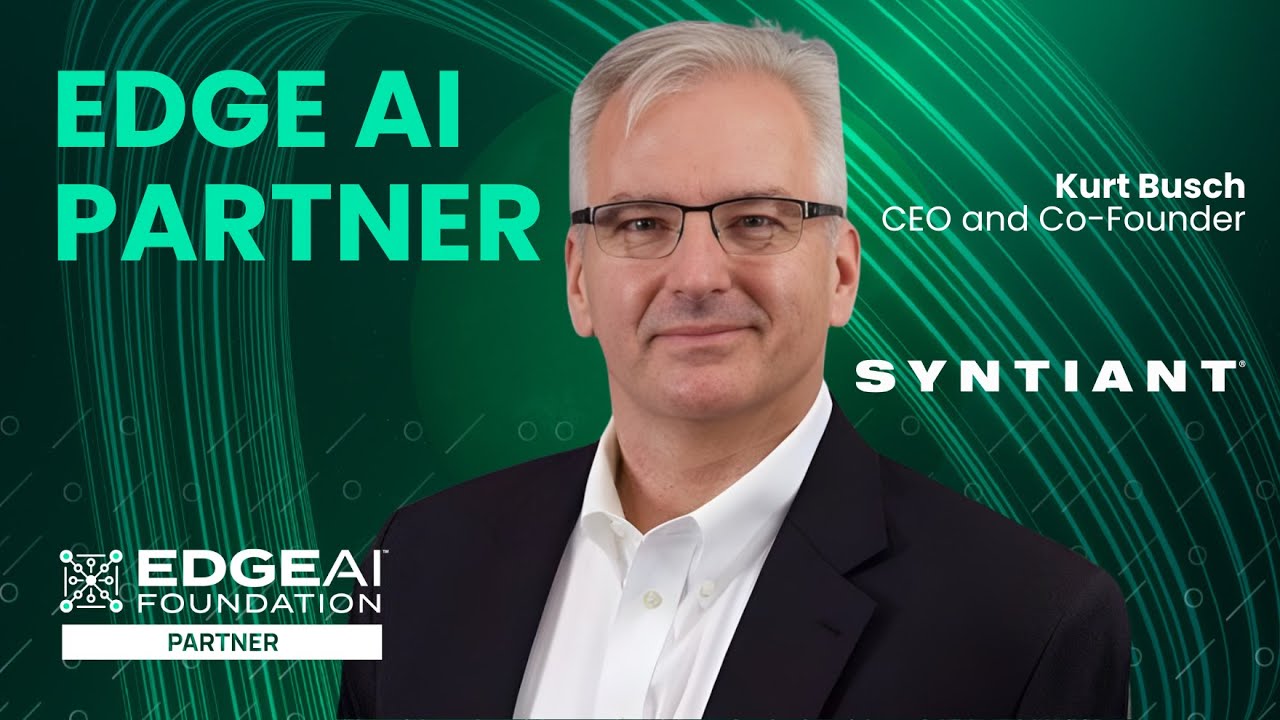 How Syntiant Is Powering Embodied AI At The Edge with Kurt Busch, CEO of Syntiant