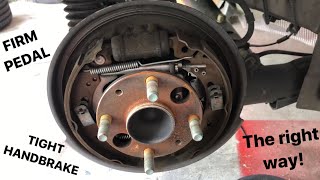 Mazda2 | Rear Drum Brake Adjustment