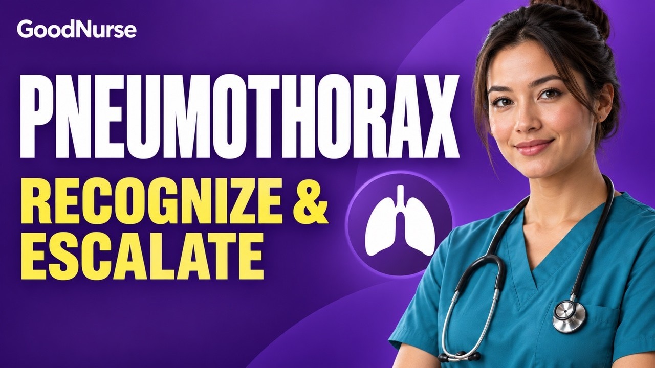 Adult Pneumothorax: Recognition and Nursing Priorities