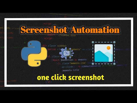 Screenshot Application Using Python Screen Capture