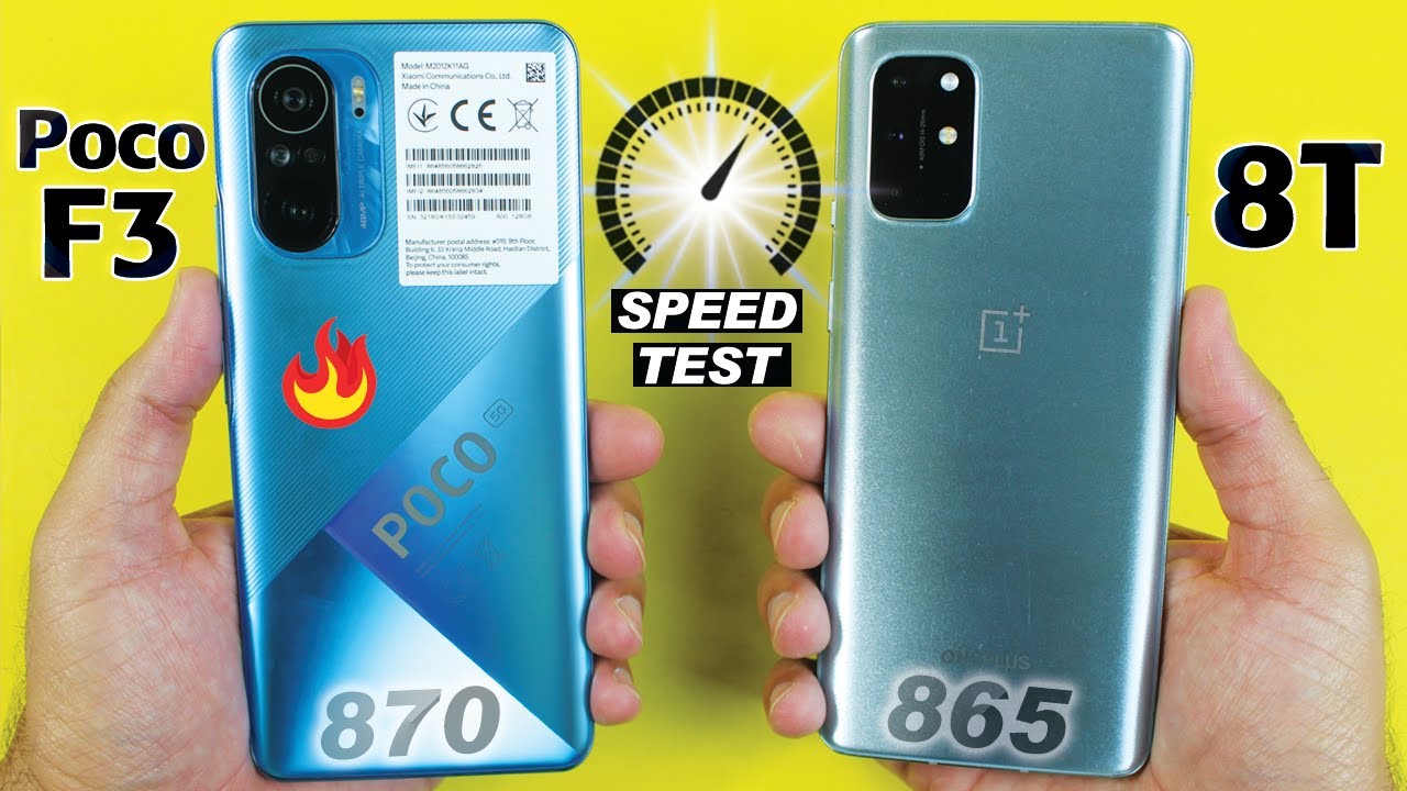Poco F3 vs OnePlus 8T - Speed Test & Video Rendering Test🔥