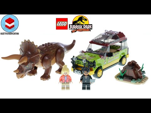 Vidéo LEGO Jurassic World 76959 : La recherche du tricératops