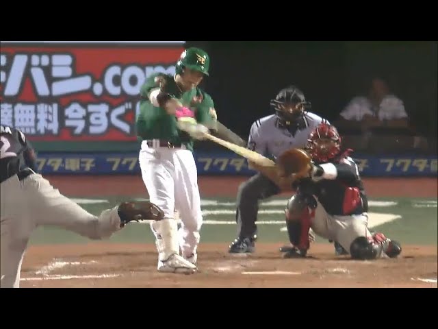 【4回裏】イーグルス・松井稼 打った瞬間の10号先制ソロ!! 2015/8/12 E-M