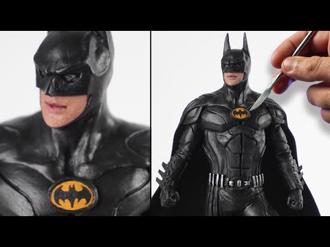 Sculpting BATMAN [ Michael Keaton ] | The Flash 2 - Timelapse