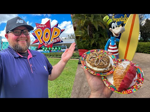 Disney’s Pop Century Resort | $167/Night: Full Resort Tour, New Rooms & Food Court | Disney Resorts