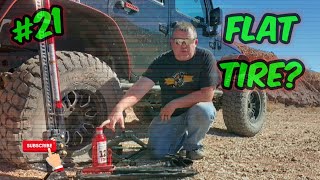 How to Solve a Flat tire Off-Road: Jeeping for Beginners