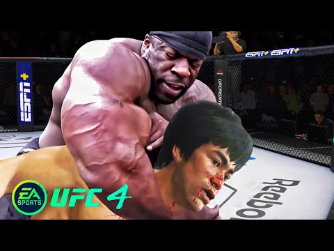 UFC4 Bruce Lee vs Big Taster Man EA Sports UFC 4 PS5