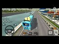 Blue Bus Driving Beautiful Bus Indonesia Bus Simulator Bus Game