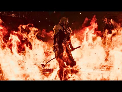 SEPHIROTH ENLOUQUECE E ATACA NIBELHEIM E MATA TODOS