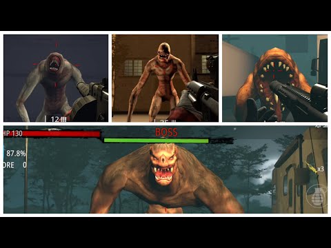 Zombie Hunter D Day All Bosses - All Boss