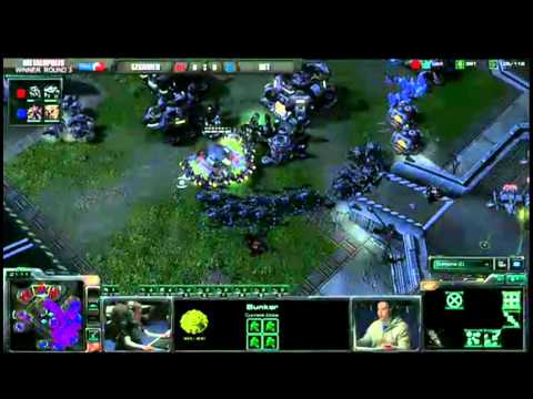 MLG Dallas 2010 - Stacraft II - Ret (Z) VS LzGamer (T) Part 2/3