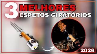 TOP3 Espetos Giratórios Elétricos 2026: Power Espeto, Brothers Grill Premium ou Brothers Grill Eco