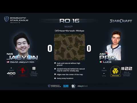 BSL8 RO16 - Group A - Jaeyun [Z] vs PrO [P] - bo3