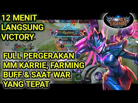 Rotasi & posisioning karrie yang tepat | Build karrie tersakit 2020 | Karrie vs lesley | Karrie moba